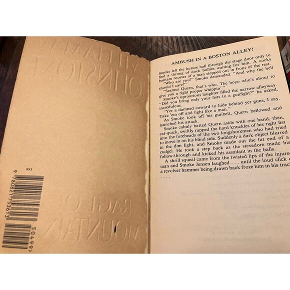 William W. Johnstone Lot of 2-Rage of Mountainman and Destiny of Mountainman VTG - Picture 6 of 9